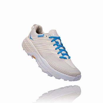 Hoka One One TINT SPEEDGOAT 4 Veganske Sko Herre Beige Blå | IujfDQUq